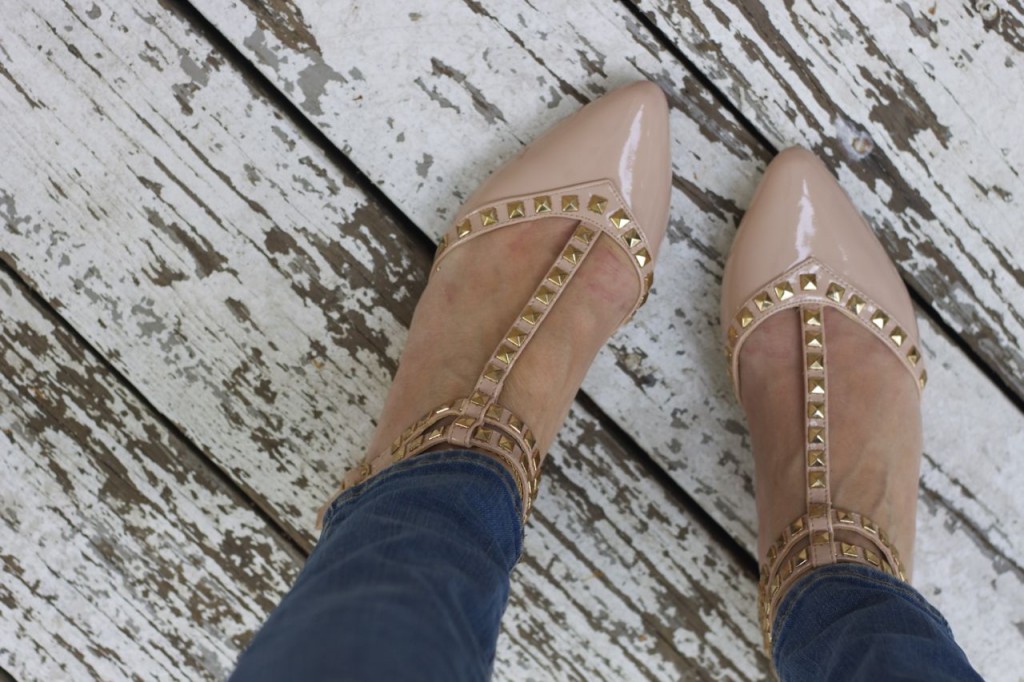 studded shoes