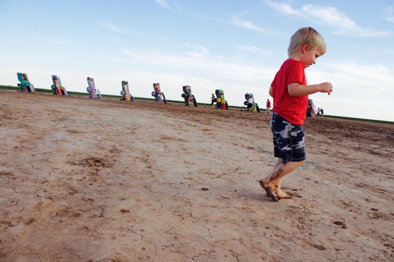 cadillac ranch route 66 road trip family