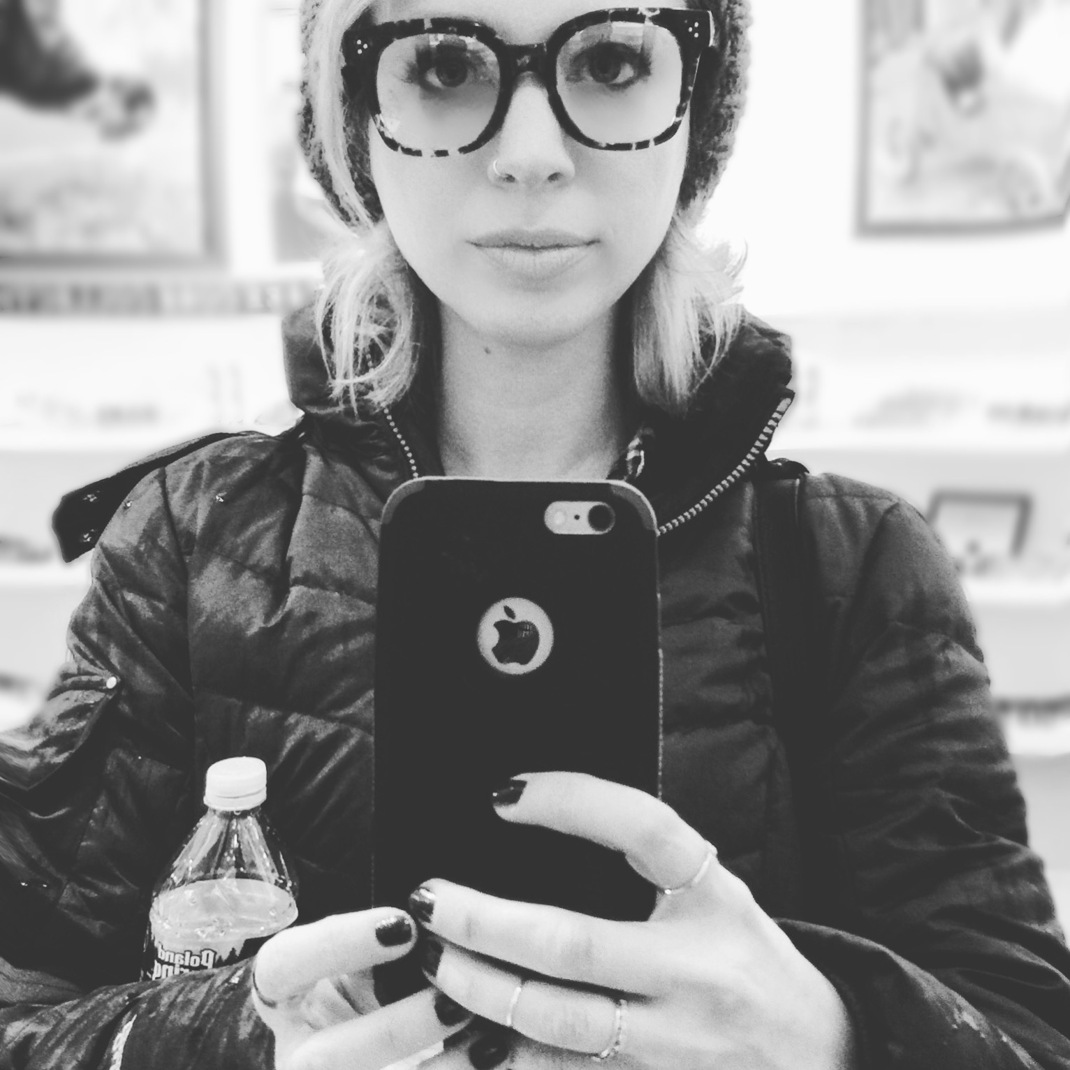 See Eyewear oversized eyeglasses frames on Jordan Reid