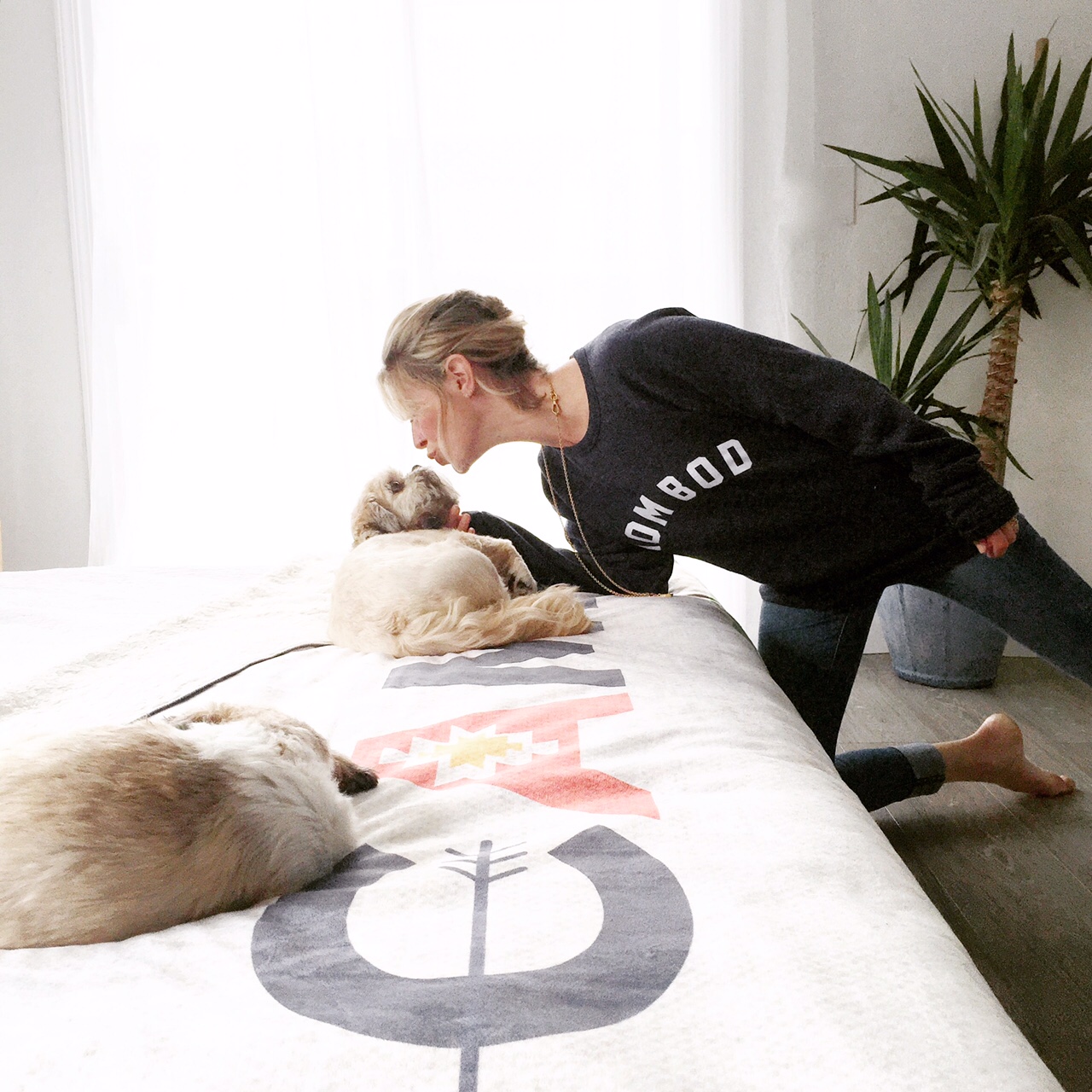 The glam camp mom bod sweatshirt