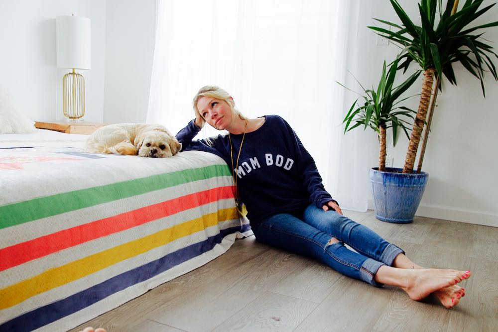 The Mom Bod sweatshirt from glam camp
