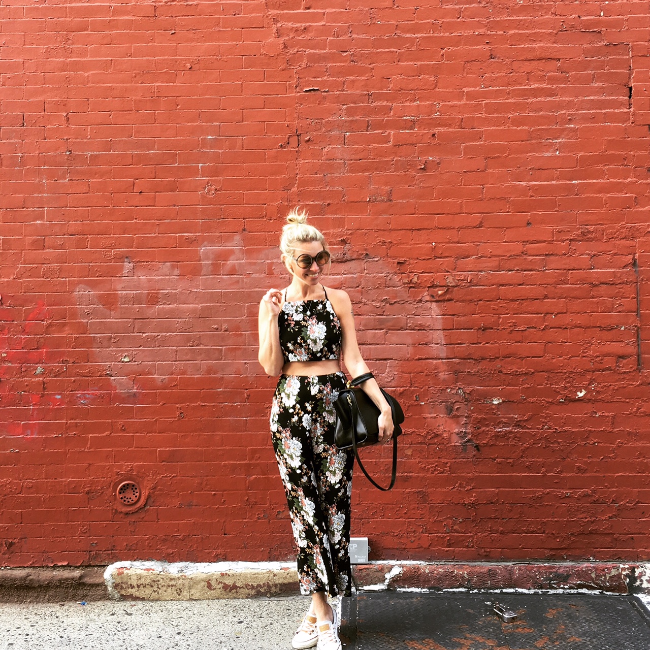 Reformation two-piece jumpsuit on Jordan Reid of Ramshackle Glam